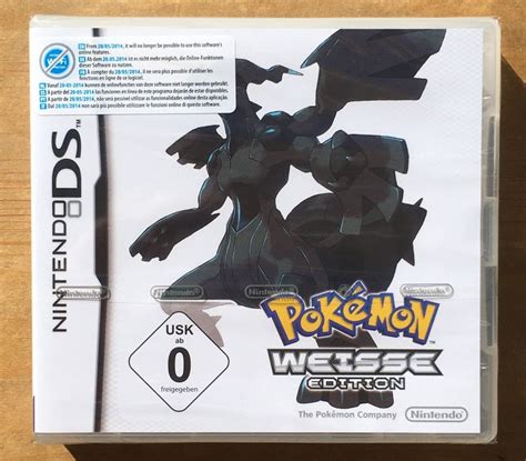 Pok Mon Weiss Weisse Edition Nintendo Ds Neu Sealed Kaufen Auf