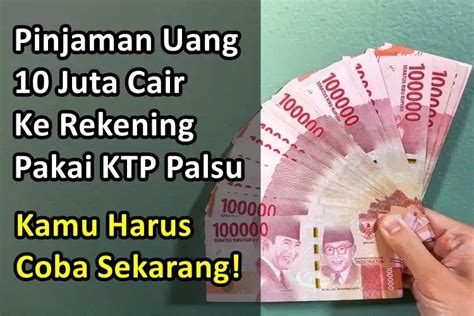 Aplikasi Pinjaman Juta Langsung Cair Modal Ktp