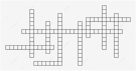 Plantilla Del Crucigrama Del Vector Aislada En El Fondo Blanco Porn