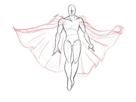 The Vision Flying Pose by Isaiart | Drawing superheroes, Art reference ...