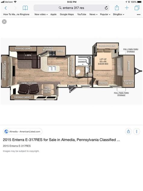 Trailer Floorplan | Rv travel trailers, Travel trailer, Rv travel