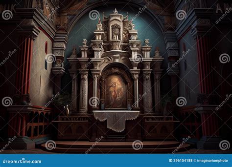 A View of Santa Rosa De Lima Basilica S Interior Stock Photo - Image of city, europe: 296154188