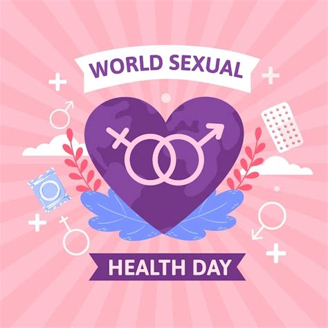 Free Vector Hand Drawn World Sexual Health Day Background