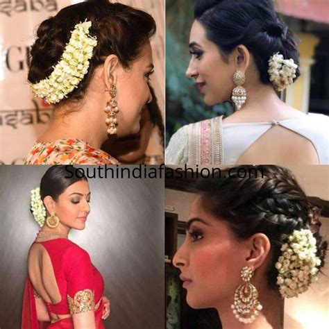 Trendy And Stylish Hairstyles With Sarees