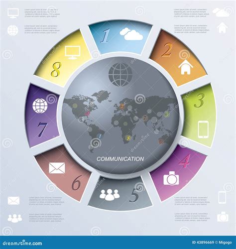 Abstract Template for Web Design or Presentation Stock Vector