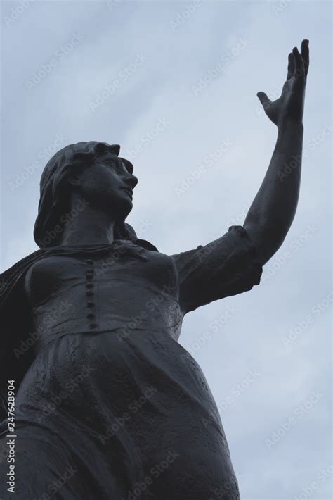 Statue of Anita Garibaldi Stock Photo | Adobe Stock