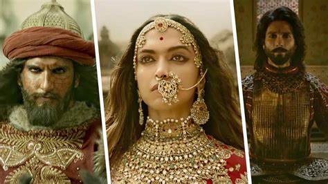 Deepika Padukone, Ranveer Singh and Shahid Kapoor's Padmavati Trailer ...