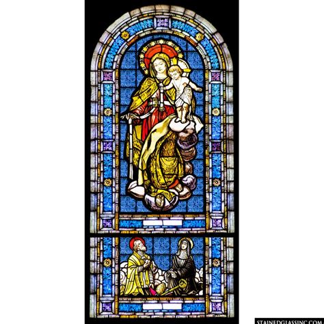 Our Lady Of Mt Carmel Stained Glass Window