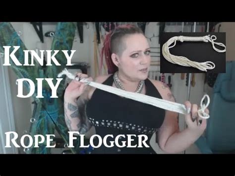 How To Tie A Rope Flogger Tutorial Kinky DIY BDSM YouTube