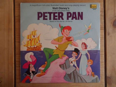 Walt Disneys Peter Pan Track Vinyl Lp Disneyland Records