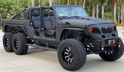 This Jeep Gladiator 6x6 Conversion Is Coated In Kevlar And Ready For