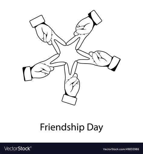 Friendship day Royalty Free Vector Image - VectorStock