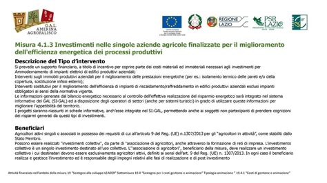 Psr Regione Lazio Misura Sostegno Allo Sviluppo Locale Leader Ppt