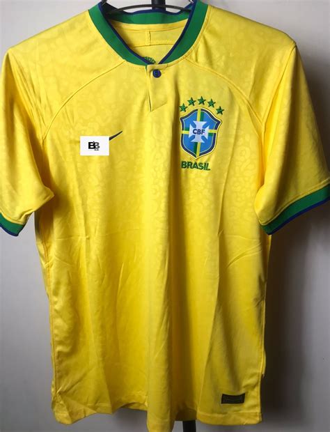 Brazil Worldcup Home Jersey Fan Version Short Sleeves - BlackBud