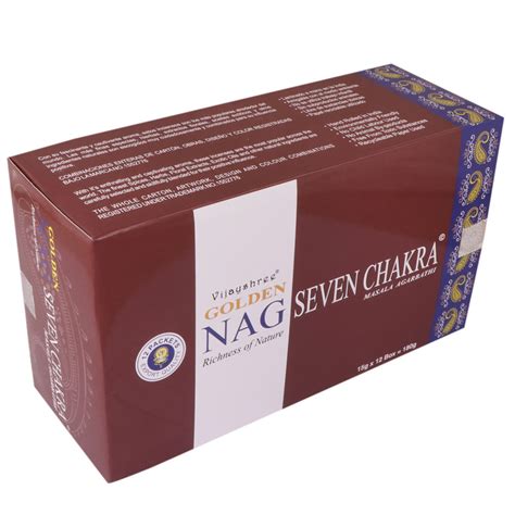 Vijayshree Golden Nag Seven Chakra Incense Sticks Online