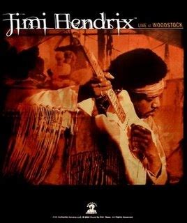 Jimi Hendrix Live at Woodstock 1969 Poster | The Real Woodstock Story