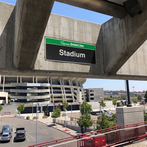 Sdsu Mission Valley Snapdragon Stadium Trolley Station Light Rail