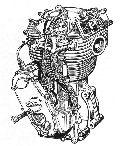 Single Cylinder Motorcycle Engine Diagram