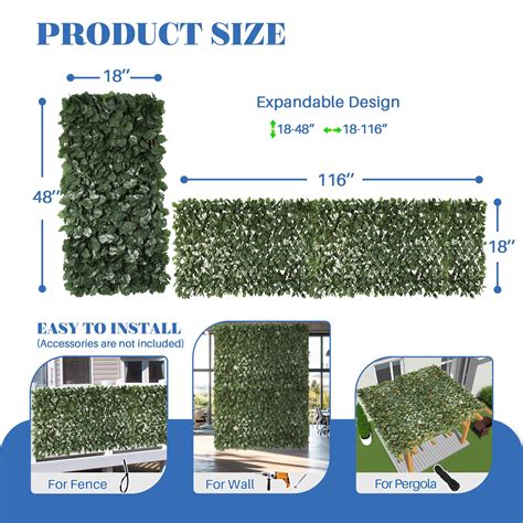 Snapklik.com : ECOOPTS Expandable Artificial Leaf Faux Ivy Sweet Potato