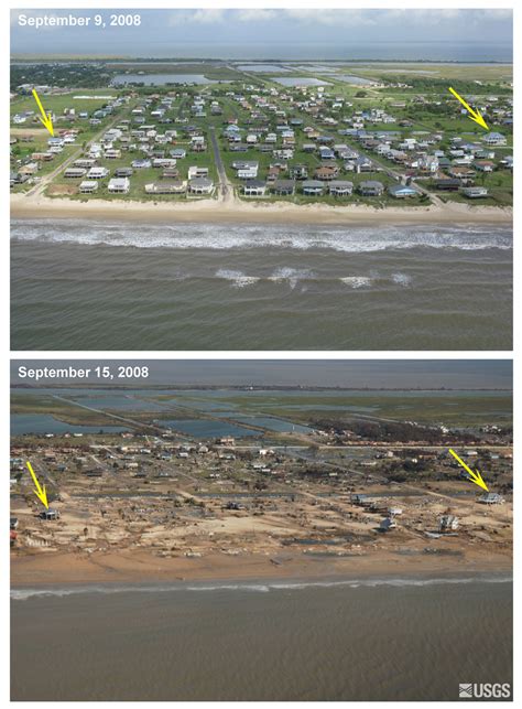 Hurricane Damage on the Bolivar Peninsula