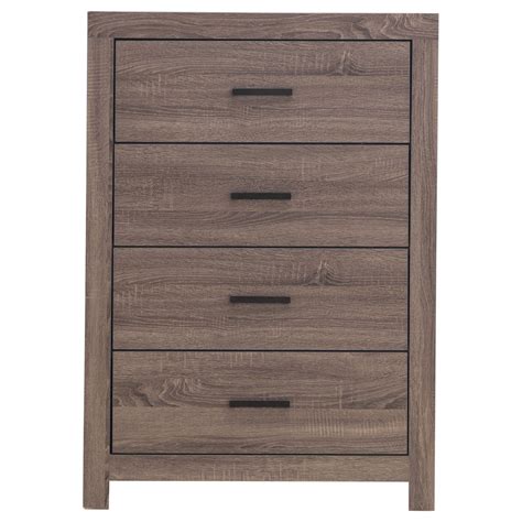 Brantford Panel Bedroom Set Barrel Oak At Futonland