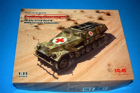 Krankenpanzerwagen Sd Kfz 251 8 Ausf A WWII German Ambulance Armorama