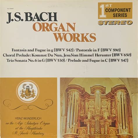 Johann Sebastian Bach – Organ Works (Vinyl) - Discogs