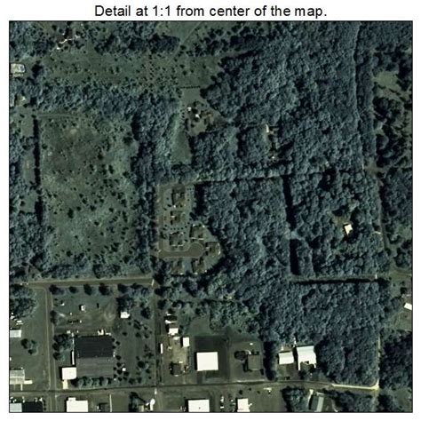 Aerial Photography Map of St Croix Falls, WI Wisconsin