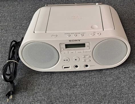 Radioodtwarzacz CD Sony ZS PS50 biały typu boombox Jak nowy Kłodzko