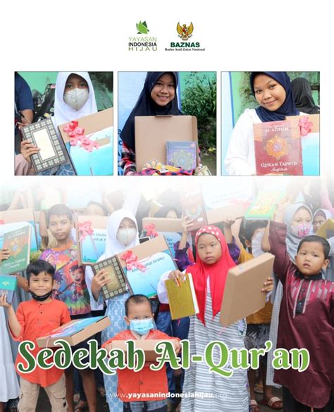 Penyaluran Sedekah Al Quran Indonesia Hijau