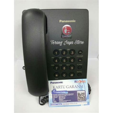 Jual Telepon Kabel Panasonic Kx Ts Mx Hitam Pesawat Telepon Rumahts