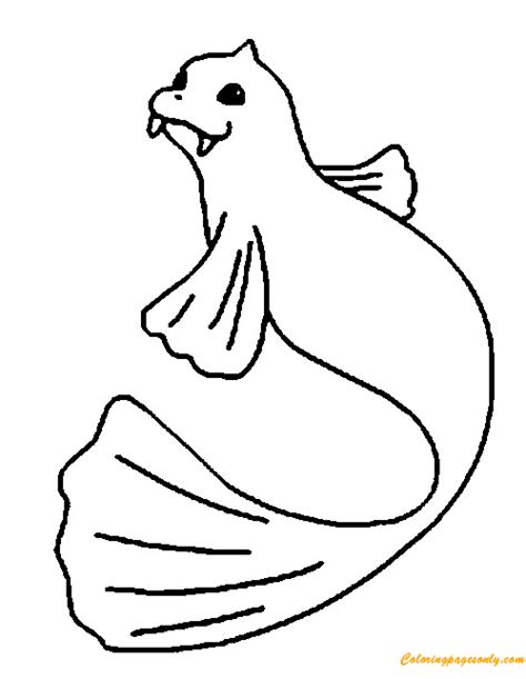 Dewgong Pokemon Coloring Pages Free Printable Coloring Pages 10980