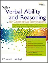 Buy Wiley S Verbal Ability And Reasoning For Competitive Examinations