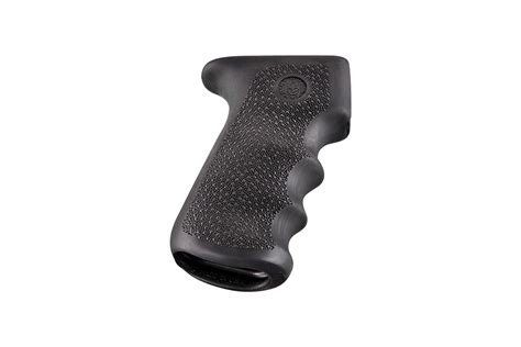 Hogue AK Rubber Grip Cobblestone Black With Finger Grooves Sportsman