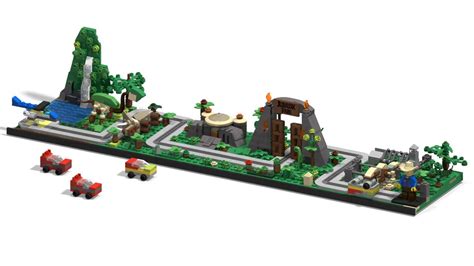 Lego Moc Jurassic Park Diorama By Jcrphotoss Rebrickable Build With Lego