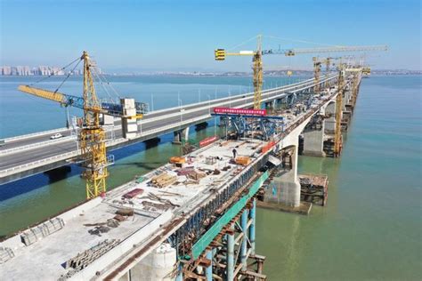 InPics Quanzhou Bay Cross Sea Bridge Completed In China S Fujian