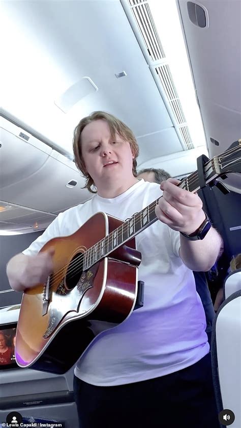 Lewis Capaldi Surprises Fans On British Airways Flight With A Live