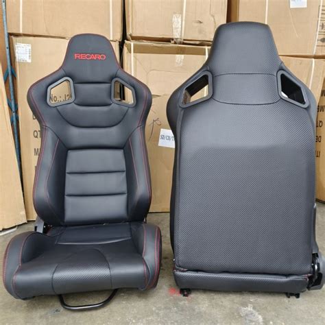 Recaro Car Sport Seat With Universal Railing Racing Seat Shopee Malaysia