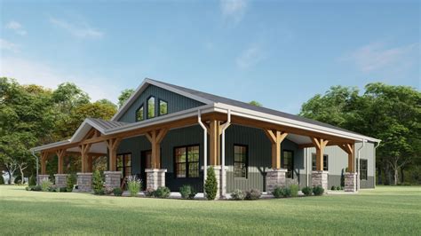 Barndominium Style House Plan 3 Beds 25 Baths 1760 Sqft Plan 1092 34