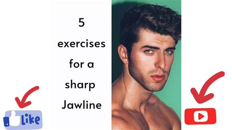 How To Get A Sharp Jawline•exercise For Sharp Jawline For Men•jawline