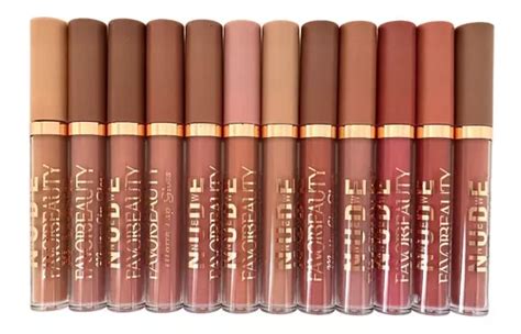 Set Caja Labiales Nude Mate Huxia Larga Duraci N Meses Sin Intereses