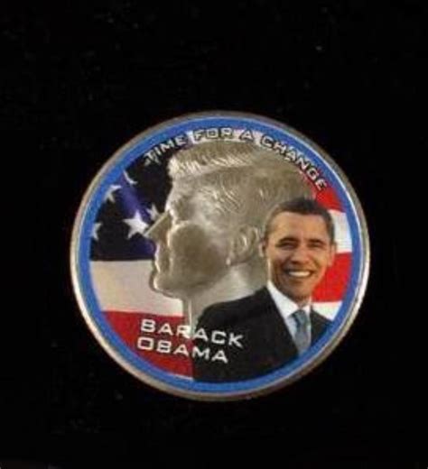 Sold At Auction President Obama Colorized Coin