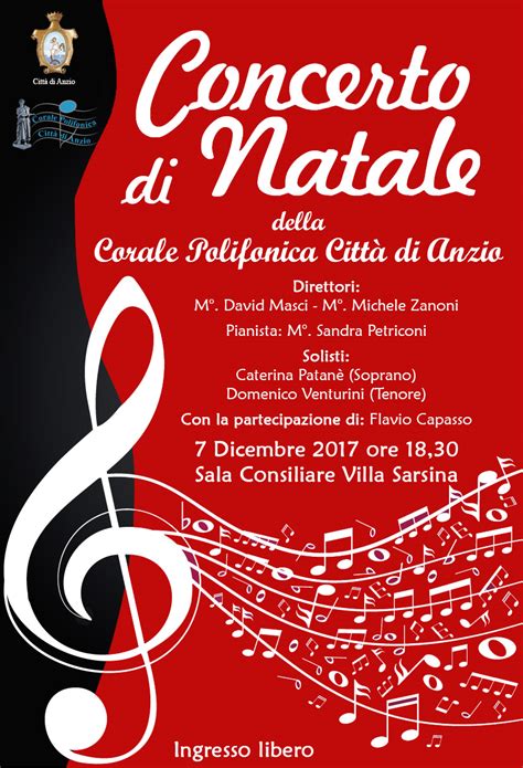 Anzio Gioved Dicembre Il Concerto Di Natale Radio Studio