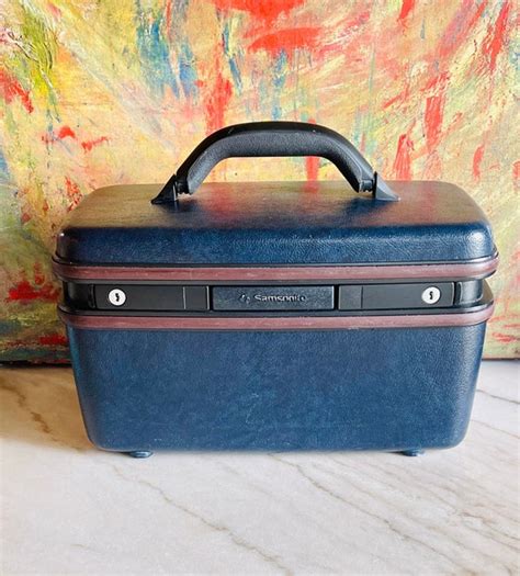 Samsonite Silhouette Vanity Train Case With Tray Gem