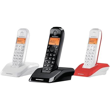 Motorola S 1203 TRIO Cordless Phone DECT Hands Free Functionality