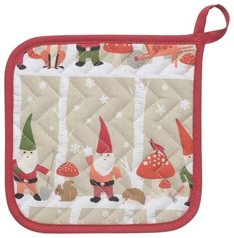 Now Designs Potholder Gnomes Hot Pad 100 Cotton For Sale Online Ebay