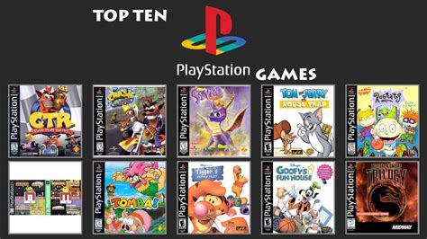 My Top Ten PlayStation Games by ArtChanXV on DeviantArt