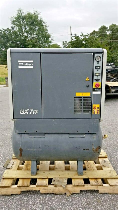 Used Atlas Copco GX 7 Rotary Screw Compressor W Dryer