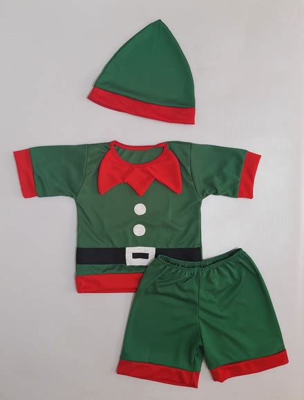 Fantasia Infantil Duende Natal C Gorro Tam P Anos Elo