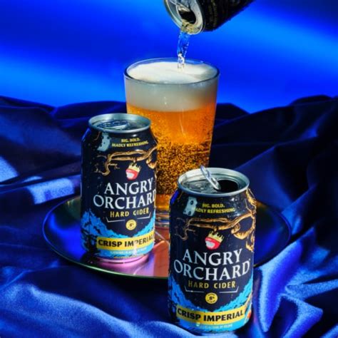 Angry Orchard Crisp Imperial Hard Cider Beer 6 Cans 12 Fl Oz King